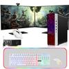 HP G3 Computer Desktop PC, Intel Core i7 6th Gen, GT 1030 Graphics, 16GB RAM, 240GB SSD | 128GB SSD, Gaming Kit, Webcam, New Dual MTG 24 inch Monitor Windows 11 (Renewed) view 1