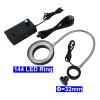 RADHAX Microscope Kit Adjustable 6500K 144 LED Ring Light Illuminator Lamp for Industry Stereo Microscope Camera Adapter Microscope Lens Adapters (Color : 32mm 144 LED Ring) view 2