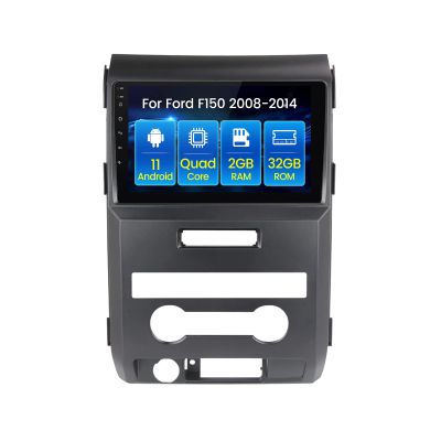 Fellostar Android 11.0 Car Radio Stereo for Ford F150 P415 Raptor 2008-2014, High Definition Touch Screen Head Unit, with GPS Navigation Split Screen Bluetooth