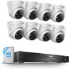 ZOSI 4K PoE Security Camera System,16 Port 32CH 8MP NVR with 4TB HDD,8pcs 4K Indoor Outdoor PoE IP Cameras,Face/Person/Vehicle Detection,2 Way Audio,Night Vision,Dual-Disk Backup for 24/7 Recording view 1