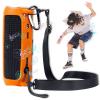 Kalevel Bluetooth Speaker Carrying Case Silicone Speaker Protective Case Sleeve Cover Shock Resistant Accessories for JBL Flip 6 Orange view 1