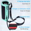 Kalevel Bluetooth Speaker Carrying Case Silicone Speaker Protective Case Sleeve Cover Shock Resistant Accessories for JBL Flip 6 Orange view 4