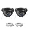 ZOSI 2 Pack 5MP 3K Add-on Security Dome POE Camera with Cable, 2880 x 1620 Indoor Outdoor IP Camera, 80ft Night Vision, 3.6mm Lens, 95View Angle, IP66 Weatherproof (Only Work with ZOSI PoE NVR) view 1