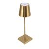 GOWENIC Touch Control Table Lamp, Modern LED Rechargeable Cordless Table Lamp, Bedside Lamp Dimmable Night Light 3 Levels Brightness, for Living Room Cafe (Gold) view 1