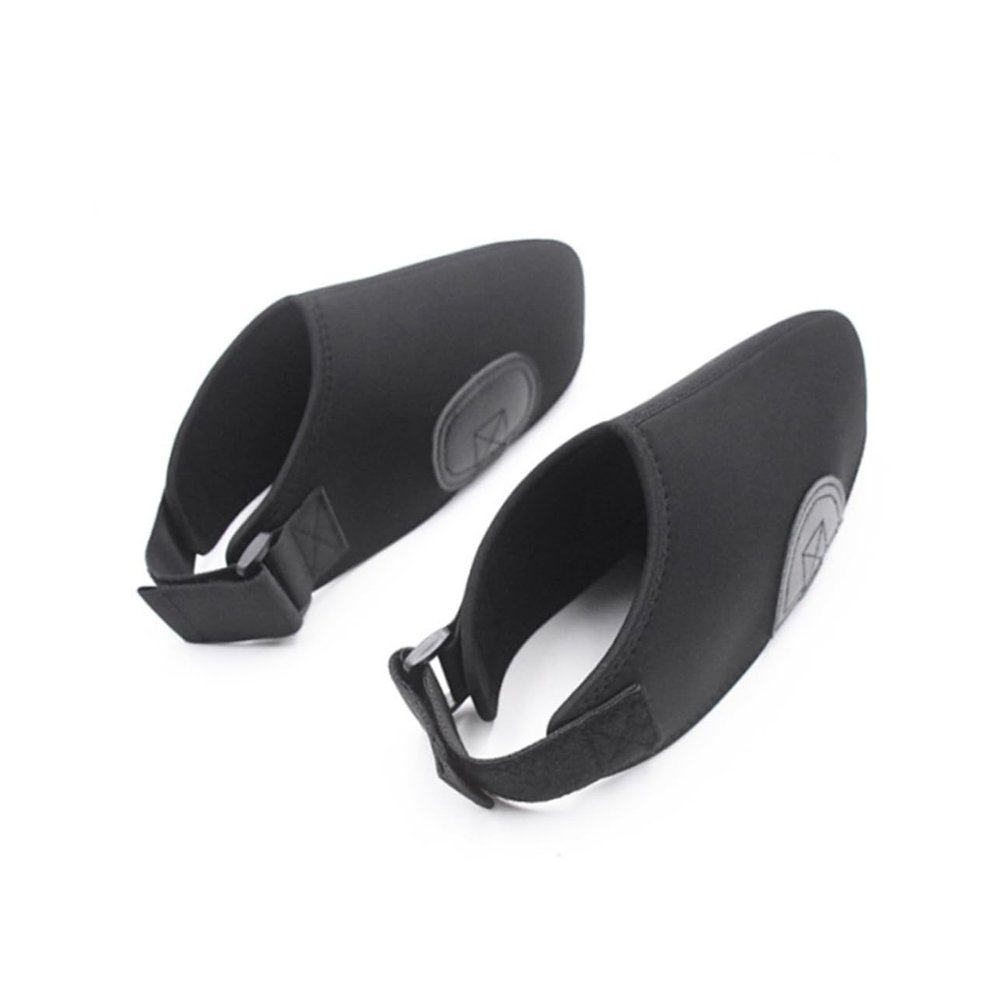 BESPORTBLE 1pair Adjustable Windproof Skating Shoe Elastic Protective Sleeve for Ice Skates Scratch-Resistant and Wear-Resistant Design Fits Lightweight and Portable Black