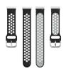 MOTONG Compatible with Fitbit Versa 4 Replacement Band - Silicone Replacement Wrist Band Strap Compatible with Fitbit Versa 4/3 / Sense 3/2(Silicone Black + Grey) view 3