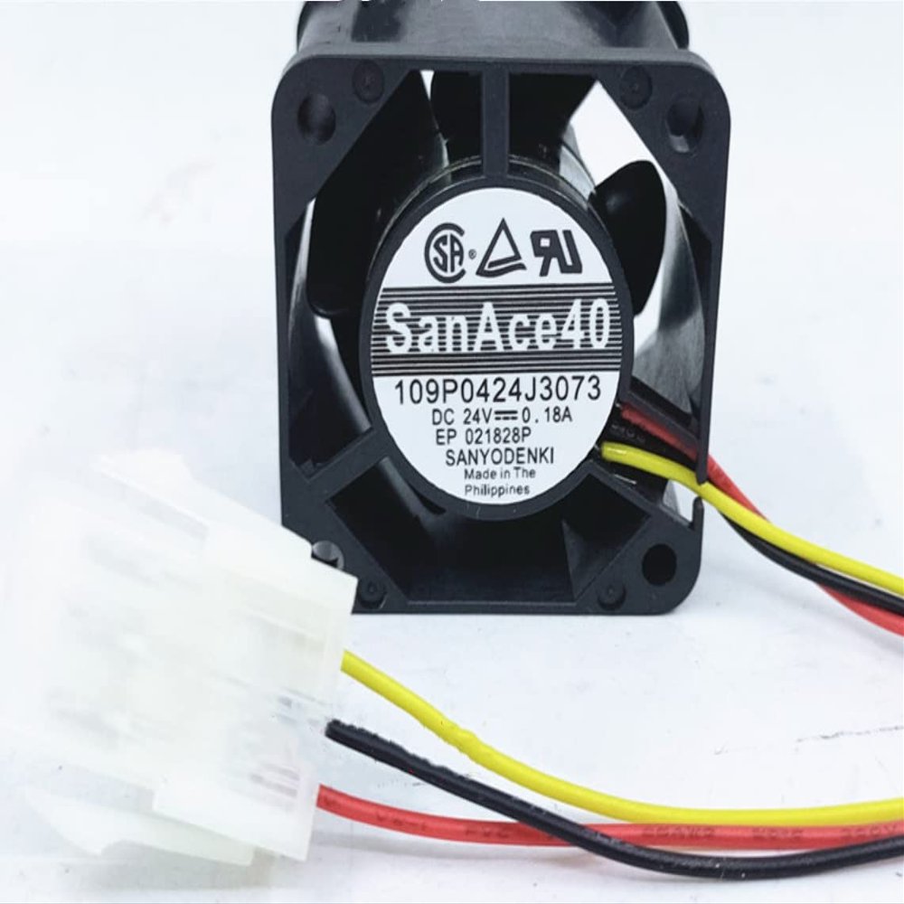 109P0424J3073 24V 0.18A 40X40X28MM 3-Wire Cooling Fan