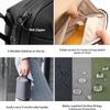 PGYTECH Travel Tech Organizer, Waterproof Tech Pouch, Electronics Accessories Organizer Travel Carrying Case, Organizer Bag for Cables, Cord, Phone Batteries, Charger,Photography SD Card, Black view 4