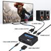 KSRplayer HDMI Audio Extractor 8K 60Hz 4K 120Hz 7.1CH/5.1CH/2CH Stereo Extractor Converter Optical TOSLINK SPDIF + 3.5mm Audio Splitter Adapter (4K) view 4