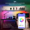 SEZO WS2812B LED Strip Light 16.4FT 60Pixel/M 300LEDs DC5V Individual Addressable LED Strip SMD5050 RGB Dream Color Programmable LED Light Strip Flexible IP65 Waterproof White PCB view 4