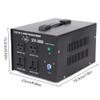 3000W Voltage Converter Transformer,Step Up & Step Down Power Converter, Convert 110-120V to 220-240V OR 220-240V to 110-120V,Circuit Breaker Protection 4 Sockets Heavy-Duty view 3