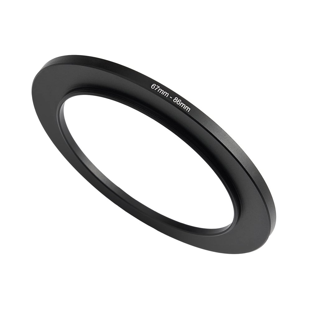 67mm to 86mm Step Up Ring Filter Adapter Applicable to All Brands of UV ND CPL Filter (67mm-86mm)