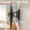 Mounting Dream Advanced Tilt TV Wall Mount for Most 42-90 Inch Flat and Curved Television, Universal Mount Bracket with Extension up to 7 inch, Fits 16", 24", 32" Studs, Max VESA 800x400mm and 120LBS view 3