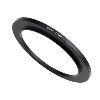 62mm to 77mm Step Up Ring Filter Adapter Applicable to All Brands of UV ND CPL Filter (62mm-77mm)