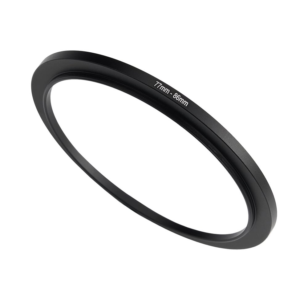 77mm to 86mm Step Up Ring Filter Adapter Applicable to All Brands of UV ND CPL Filter (77mm-86mm)