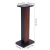 28Inch Bookshelf Speaker Stands Floor Speaker Stands,Heavy Duty Studio Monitor Stands Surround Sound for Home Theater Speakers with Sand Filling Tuning Function (28Inch Yellow Sandalwood) view 4