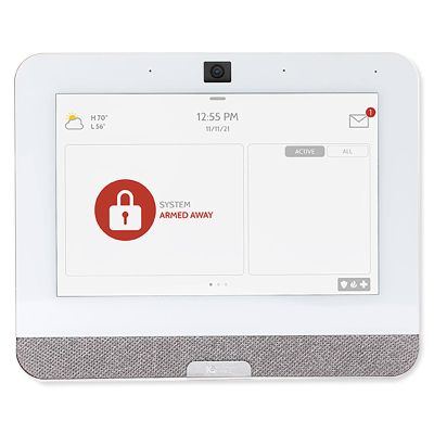 Qolsys IQP4001 Verizon IQ Panel 4 PowerG + 319.5MHz, 7" All-in-One Touchscreen, White