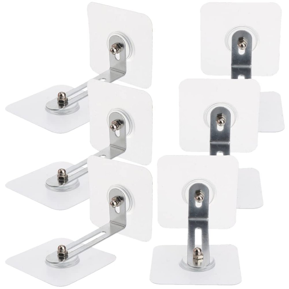 Angoily 6pcs Proofing Furniture Anchors Easy Install -tip Wall Secure Anchors for Cabinets Dressers and Tv Safety Adhesive Design for