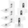 Angoily 6pcs Proofing Furniture Anchors Easy Install -tip Wall Secure Anchors for Cabinets Dressers and Tv Safety Adhesive Design for view 1