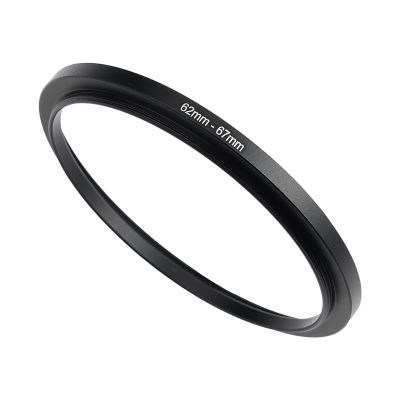 62mm to 67mm Step Up Ring Filter Adapter Applicable to All Brands of UV ND CPL Filter (62mm-67mm)
