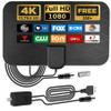 AUTERCO 2025 Upgraded Digital HDTV Antenna for Smart TVs - 980+ Miles Long Range Reception, Indoor Outdoor Use with Amplified Signal Booster, Supports 4K 1080P HD Channels, Weatherproof Design view 1