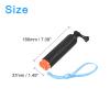 uxcell Waterproof Floating Hand Grip for Action Cameras, Water Sports Camera, with Adjustable Wrist Strap, Orange & Black view 2