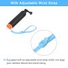 uxcell Waterproof Floating Hand Grip for Action Cameras, Water Sports Camera, with Adjustable Wrist Strap, Orange & Black view 3