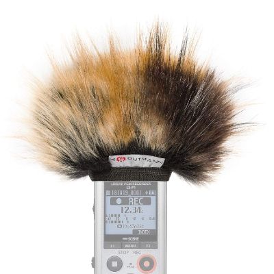 Gutmann Microphone Fur Windscreen Windshield for Olympus LS-P5 TIGER | Made in Germany