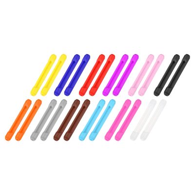 PATIKIL Glasses Temple End Tips, 12 Pair Eyeglass Grip Anti Slip Sleeve Sunglasses Retainer for Round Thin Metal Eyeglass Temple, 12 Colors