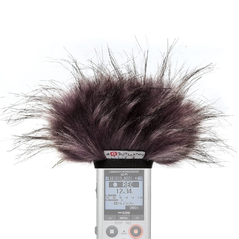 Gutmann Microphone Fur Windscreen Windshield for Olympus LS-P5 NEPTUNE | Made in Germany