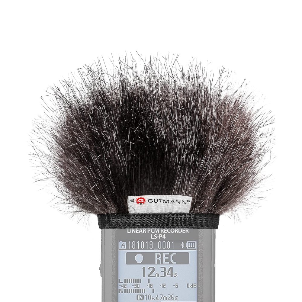Gutmann Microphone Fur Windscreen Windshield for Olympus LS-P5 MERCURY | Made in Germany