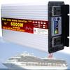 1000W/1600W/2200W/3000W/3500W/4000W/5000W/5500W/6000W/8000W/12000W Pure Sine Wave Power Inverter 12V/24V/48V/60V/72V dc to ac 110V/230V with 2 Socket, LCD Display, for Car RV,Yacht,6000W-60Vto220V view 1