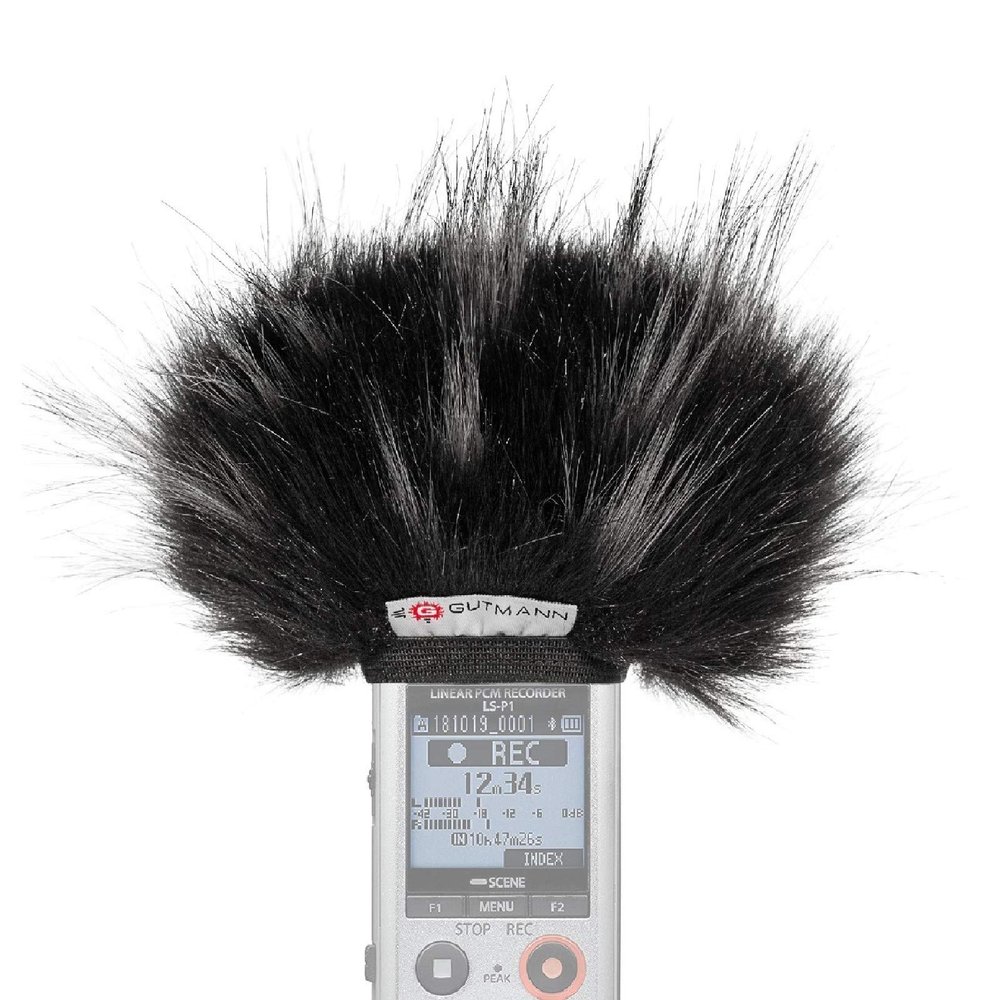 Gutmann Microphone Fur Windscreen Windshield for Olympus LS-P5 STAR | Made in Germany