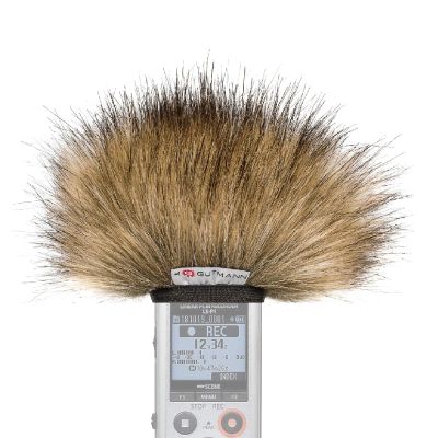 Gutmann Microphone Windscreen for Olympus LS-P5 Premium Edition Wolf with Inner Lining Made in Germany