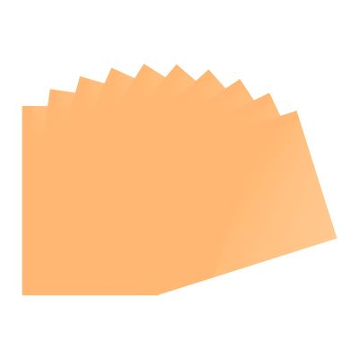 DMiotech 10Pcs Correction Gel Light Filter Overlay Transparent Plastic PVC Sheets Orange for PhotoFilm,Video