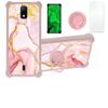 Aroepurt AtT Calypso 2 Case Compatible with AtT Calypso 2 U319AA Phone Case Cover [with Tempered Glass Screen Protector][Hard PC + Soft Silicone][Gold Glitter+Luminous] JSF-FDL view 1