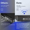 HP Mini PC EliteDesk 800 G2 Micro Desktop,i5 6500 Quad Core Up to 3.60GHz,16GB DDR4 1TB SSD,AX210 Built-in WiFi 6E + Bluetooth 5.2,HDMI,VGA,DP,Windows 10 Pro,Wireless K&M + TJJ Mouse Pad (Renewed) view 3