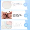 UKCOCO 1pc Marble Tracer Protective Case TPU Sleeve for Loss Positioning Easy Installation Compatible Car Keys Bags and Pet Collars view 2