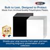 BCW Tall Dividers for 12-Inch Records - Black | 25 Pack | Premium Vinyl Organizer view 2