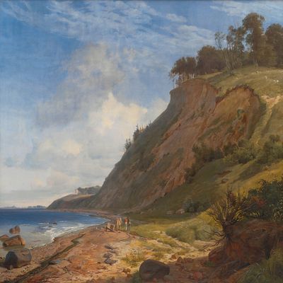 Johan Thomas Lundbye : A Danish Coast : Archival Quality Art Print