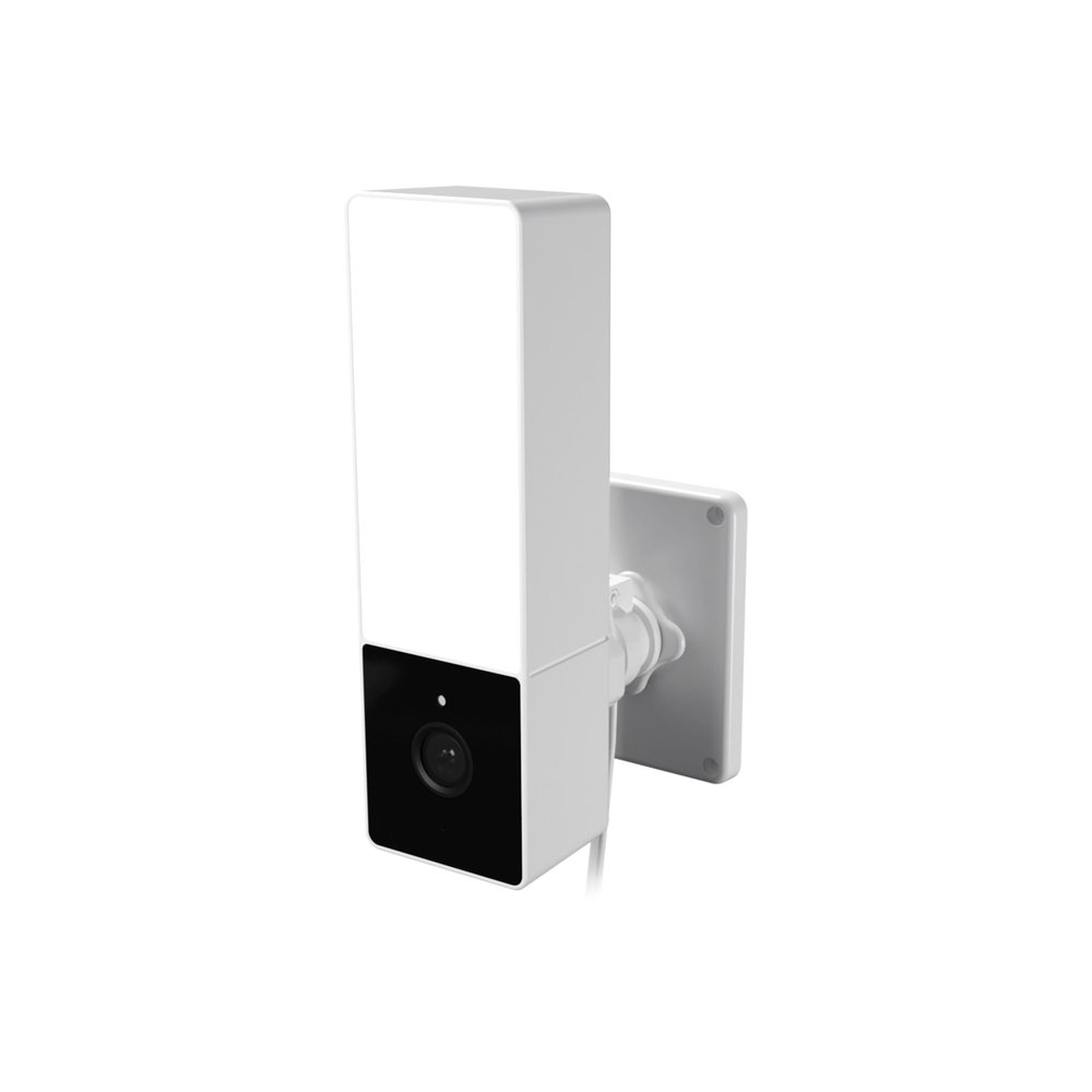 NEXXT Smart Wi-Fi Mini 1000 Lumen Floodlight Camera - 2K HD Video, Motion Detection, Instant Alerts, 90dB Alarm, 24/7 Recording, IP65 Weatherproof for Outdoor Security