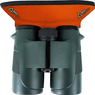 Slicker Bino Bandit - Blocks Glare, Improves Visual Acuity and Reduces Eye Fatigue. FITS All Binoculars, Blaze Orange