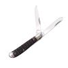 Cold Steel Mini Trapper Versatile Practical Durable Compact Pocket Folding Knife - 2 Blades; Jigged Bone Handle; Slip Joint Lock view 2