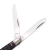 Cold Steel Mini Trapper Versatile Practical Durable Compact Pocket Folding Knife - 2 Blades; Jigged Bone Handle; Slip Joint Lock view 3