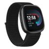 Amzpas Nylon Band for Fitbit Versa 4 / Versa 3 Bands & Fitbit Sense 2 / Sense Bands for Women Men, Soft Breathable Replacement Strap Compatible with Fitbit Sense 2 / Versa 4 Smartwatch (For Versa 4/Versa3 & Sense 2/Sense, Black) view 1