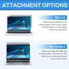ZOEGAA 17.3 Inch Laptop Privacy Screen Filter for 16:9 Widescreen Display 15.1"x8.5" - Laptop Screen Privacy Shield and Anti Blue Light Anti Glare Screen Protector view 4