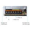 12V 5A Power Supply Transformer Adapter 60W Universal Regulated Switching AC110V to DC 12V 5A Converter Driver 4.5A 4A 3.5A 3A 2A 1A for LED Light 3D Printer view 3