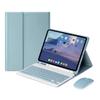 AnMengXinLing Keyboard Case for iPad Air 11 inch (M3 2025/M2 2024) with Mouse, Case for iPad Air 5th/4th Gen with Keyboard Cover with Pencil Holder, Blue view 1