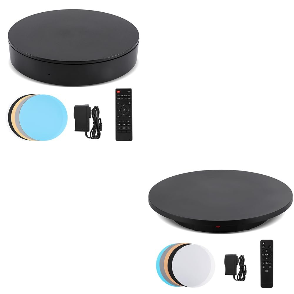 Flyrivergo 13.7inch/110lbs Photography Turntable and 16.5inch/220lbs Photography Tuntable Bundle