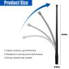 13 Inch Flexible Rubber Antenna Replacement for Wrangler JK/JL, Chevy Silverado & GMC Sierra Denali, Ford 150 (2009-2022) Most Car Models view 2